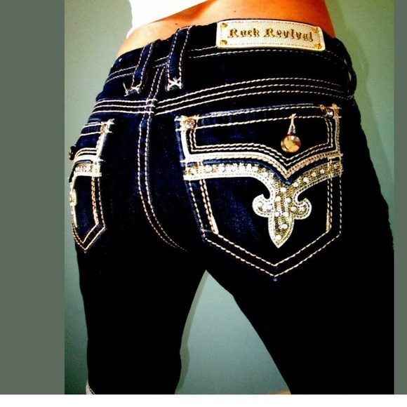 Rock Rock Revival Woman’s Jean Shorts SIze 32 33 - Picture 2 of 6